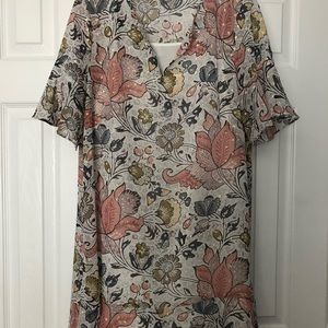 LOFT FLORAL PRINT DRESS